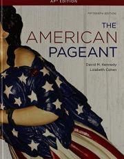 The American Pageant : A History of the American People 15th