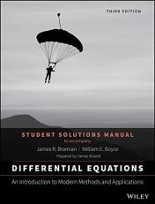 Differential Equations, Student Solutions Manual : An Introduction to Modern Methods and Applications 3rd