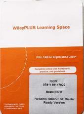 Parliamo Italiano: a Communicative Approach, Fifth Edition WileyPLUS Learning Space Card