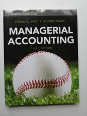 Managerial Accounting, 3e Evaluation Copy