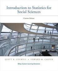 Introduction to Statistics for Social Sciences 