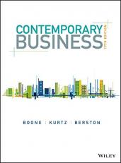 Boone, Contemporary Business, Seventeenth Edition : Student Edition, Hardcover Grades 9-12 2017