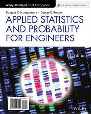 Applied Statistics and Probability for Engineers, 7th Edition Loose-Leaf Print Companion with WileyPLUS Card Set