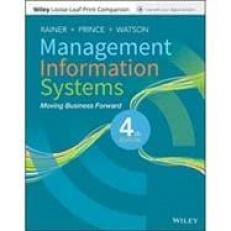 Management Information Systems Fourth Edition Loose-Leaf Print Companion e-Text with EPUB Reg Card Set