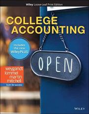 College Accounting, WileyPLUS Next Gen Card with Loose-Leaf Print Companion Set 1st