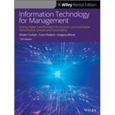 Information Technology for Management : On-Demand Strategies for Performance, Growth and Sustainability 