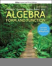 Algebra: Form and Function, WileyPLUS NextGen Card Set Single Semester: Form and Function with Wileyplus 2nd