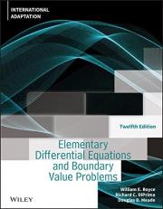 Elementary Differential Equations and Boundary Value Problems 12th