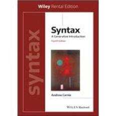 Syntax: A Generative Introduction, 4th Edition