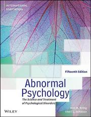 Abnormal Psychology, International Adaptation 15th