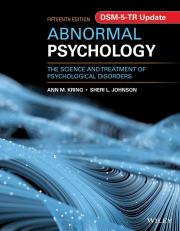 Abnormal Psychology, Dsm-5-tr Update (ll)