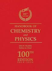 CRC Handbook of Chemistry and Physics, 100th Edition 