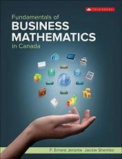 Fundamentals of Business Mathematics in Canada 3rd