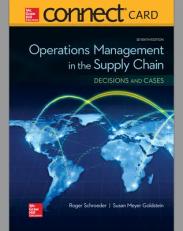 Connect Access Card for Operations Management in the Supply Chain: Decisions and Cases 7e