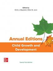 Annual Editions: Child Growth and Development 23rd