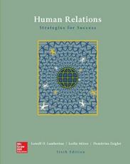 Human Relations : Strategies for Success 