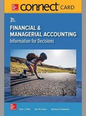 Connect Access Card for Financial and Managerial Accounting 7th