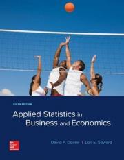 Applied Statistics In Business And Economics 6Th Edition