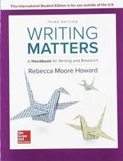 ISE Writing Matters: a Handbook for Writing and Research 3e TABBED