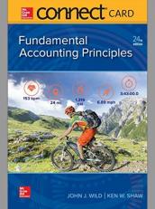 Connect Access Card for Fundamental Accounting Principles 24th