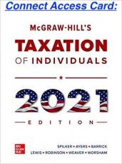 McGraw-Hill's Taxation of Individuals 2021 - Access Access Card 21st