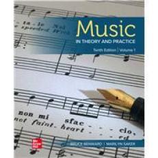 Music in Theory and Practice Volume 1 10th