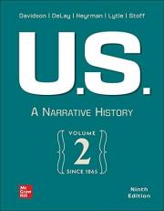 Looseleaf for U. S. : a Narrative History, Volume 2: Since 1865 9th