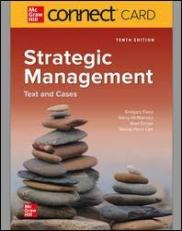 Strategic Management - Connect Plus Learnsmart Access 10th