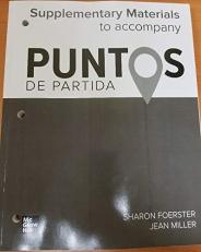 Supplementary Materials t/a Puntos de partida 11th Edition