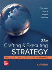 Crafting and Executing Strategy: Concepts 23rd