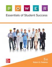 P.o.w.e.r. Learning And Your Life: Essentials Of Student Success 5th