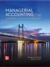 Managerial Accounting 13th