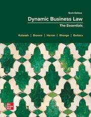 Dynamic Business Law: The Essentials (Looseleaf) - With Connect 6th