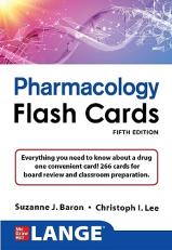 LANGE Pharmacology Flash Cards, Fifth Edition