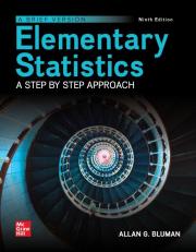 Elementary Statistics : A Step by Step Approach: A Brief Version 