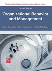 ISE Organizational Behavior and Management 12th