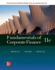 ISE Fundamentals of Corporate Finance 11th