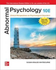 ISE Abnormal Psychology: Clinical Perspectives on Psychological Disorders 10th