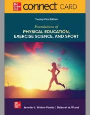 Foundations of Physical Education, Exercise Science, and Sport - Connect 21st