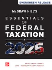 Connect Online Access for McGraw-Hill's Essentials of Federal Taxation 2024 Edition 15th