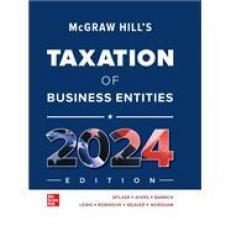 Loose Leaf for Mcgraw-Hill's Taxation of Business Entities 2024 Edition 15th