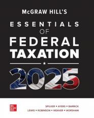 McGraw-Hill's Essentials of Federal Taxation 2024 Edition 15th