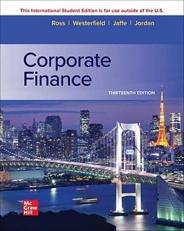 Corporate Finance (ISE HED IRWIN FINANCE), 13TH Edition, International Edition