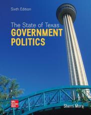 Looseleaf for the State of Texas: Government, Politics, and Policy 6th