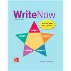 Write Now, 2021 MLA Updated 3rd