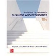 Connect Access Card for Statistical Techniques in Business and Economics, 19th Edition