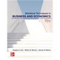 Connect Online Access for Statistical Techniques in Business and Economics, 19th Edition