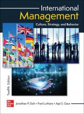 International Management: Culture, Strategy, and Behavior 12th