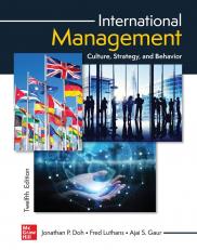 International Management: Culture, Strategy, and Behavior 12th