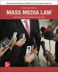 Mass Media Law ISE (Paperback) 